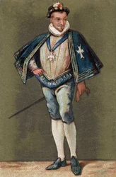 Portrait of the King of France Henry III (1551 - 1589).