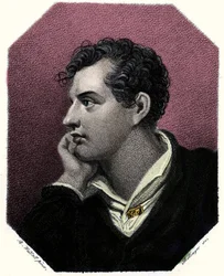 Portrett av poeten George Gordon Byron (1788-1824).