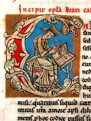 Representasjon av pave Saint Calixte II (Gui av Burgund, på italiensk Guido dei Conti di Borgogna, Callisto II