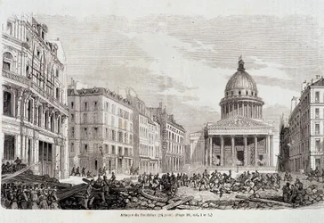 Revolusjonen i 1848: Pantheonangrep 24. juni 1848 - i "" Contemporary Popular History""