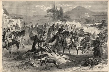 Revolusjon i september 1868 i Spania (Gloriosa): Slaget ved Alcolea nær Cordoba (Cordoba) (20. september