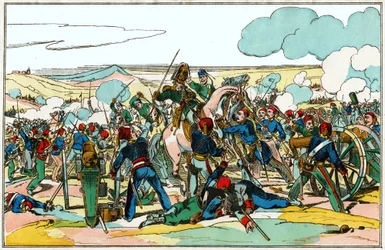russisk tyrkisk krig. (Illustrasjon, ca. 1880)