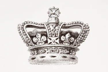 Englands krone, utgitt i 1820 (trykt)