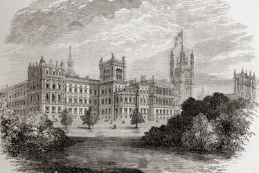Utenriksdepartementet sett fra St. James#39;s Park, London
