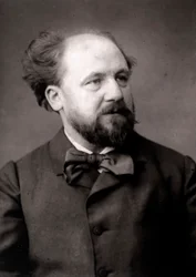 Kunstneren Jean-Joseph Weerts portrettert i anledning Salongen i Paris i 1883