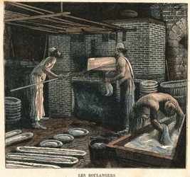 Bakerne. 1800-tallsillustrasjon, Bianchetti-samling.