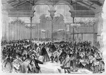 Bryggeriene i Berlin: bryggeriet i Tivoli - Gravering i "" Le Journal Illustrie""
