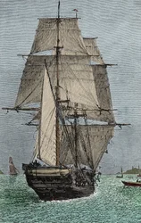Skipet "Beagle" (ekspedisjon der Darwin deltok som naturforsker