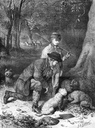 Trøflene. Gravering fra 1870.