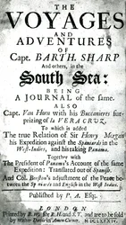Reisene og eventyrene til kaptein Bartholomew Sharp og andre i Sørsjøen, ca. 1684