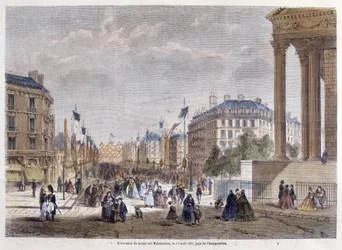 Transformasjoner av Paris under det andre imperiet, Haussmann Paris. Innvielse av Boulevard Malesherbes (Haussmann verk)