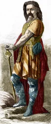Vercingetorix (ca. 72-46 f.Kr.), Gallia-høvding.
