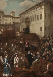 Utsikt over Grand Marche Verziere i Milano