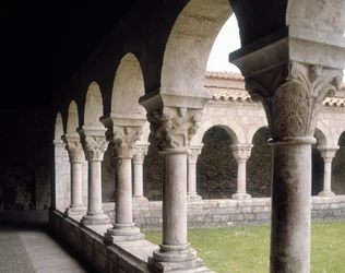 Utsikt over klosteret (1100-tallet)