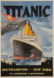 White Star Line. Titanic. Um 1911