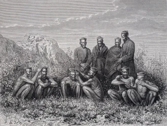 Zulu Cafres (Ring-Kop-stamme)