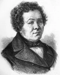 portrait of Adolphe Crémieux (1796-1880), French politician.