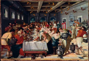 bryllupet til Cana Karakterene er vetus i det venetianske