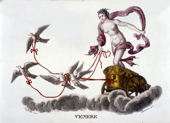 Etter en illustrasjon av Raffaello Sanzio. Gravering fra 1800-tallet.