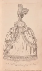 Anne Townshend, Marchioness Townshend i hel hoffkjole