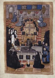 Begravelse av Anne de Bretagne (1514) - Miniatyr