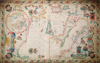 Kart over det sørlige Middelhavet og Adriaterhavet, ca. 1600 (manuskript)