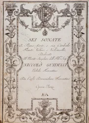 Cover av seks sonater, op. 3 av Carlo Domenighini