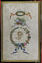 Cover av librettoen "" Medee a Corinthe"" av Giovanni Simone Mayr (Johann Simon Mayr) (1763-1845), som tilhørte den italienske sangeren Giuditta Pasta (se initialene hans GP) Theatre Carcano 1829