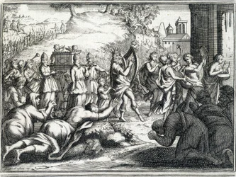 Davids dans (Det gamle testamente).