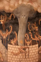 Freske i kirken i Koutloumousiou-klosteret, Athos-fjellet, Hellas, 2006 (bilde)