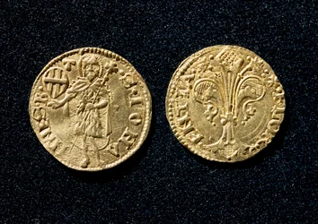 Gullgylden. 1250-1300, Museo Nazionale del Bargello, Firenze