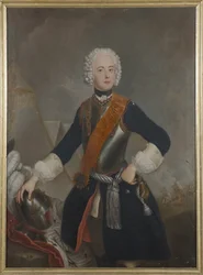 Henri de Prusse - Portrett av prins Henrik av Preussen (1726-1802), anonym . Olje på lerret