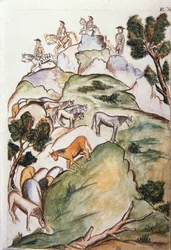 Boken "Trujillo del Peru" eller "Codex Martinez Companion", av Baltazar Martinez Companion og Bujanda, biskop av Trujillo (1782-1785)