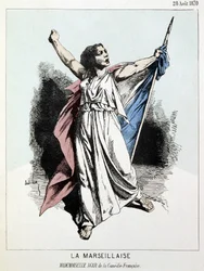 La Marseillaise: Miss Agar fra den franske komedien