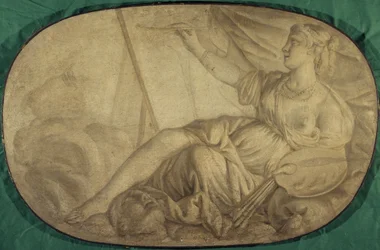 Maleri (allegori, dekorativt maleri for Hôtel La Rivière og deretter Canillac)