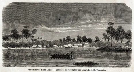 Penitencier of Saint Louis of French Guyana, organisert eksklusivt for tømmerhogst på vegne av regjeringen, etablert i 1859 som en forlengelse av penitencier of Saint Laurent som ble utilstrekkelig, de var helt uavhengige, men lokaliserte fire