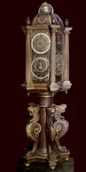 Planetklokke (astronomisk maskin). Det 16. århundre. Musee Guimet.
