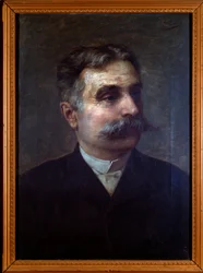Portrett av Alessandro Busi, italiensk komponist (maleri