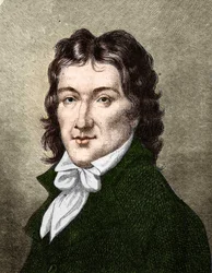 Portrett av Camille Desmoulins (1760-1794), fransk politiker.
