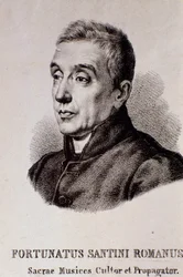 Portrett av Fortunato Santini (gravering)