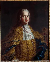 Portrett av Francois III (1708-1765) Brud av Marie Therese av Østerrike Anonymt maleri fra 1700-tallet Nancy, Musee historique lorrain - Portrett av Francois III (1708-1765), ektemann til Marie Theresa av Østerrike. Anonymt maleri - 1700-tallet. Hei