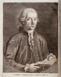 Portrett av Giordano Riccati (gravering)