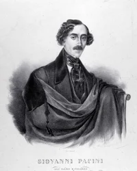Portrett av Giovanni Pacini, italiensk komponist (1796-1867).