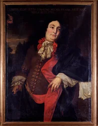 Portrett av Giuseppe Segni kalt il Finalino, italiensk castrato (maleri