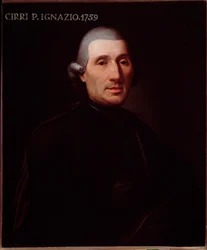 Portrett av Ignazio Cirri (1711-1787), italiensk komponist. Anonymt maleri. 18. århundre. Bologna, Civico Museo Bibliografico