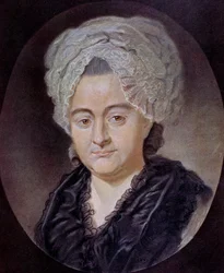 Portrett av Katharina Elisabeth Textor (tegning)