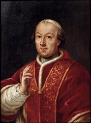 Portrett av pave Pius (Pio eller Pius) VI (1717-1799) Anonymt maleri. Roma fra 1700-tallet, Museo del Risorgimento