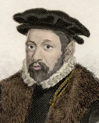 Portrett av Sir Nicholas Bacon (1510-1579), engelsk politiker og advokat.