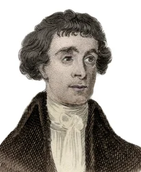 Portrett av Sir William Jones (1746-1794), engelsk språkforsker.
