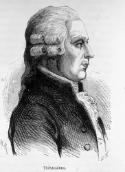 Portrett av Thibaudeau, fransk politiker (1765-1854).